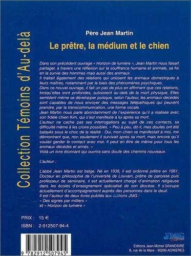 Illustration intérieure du livre « Le prêtre, la médium et le chien », JMG Éditions