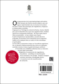 L’Âme humaine – Études expérimentales de psychophysiologie – Image 2
