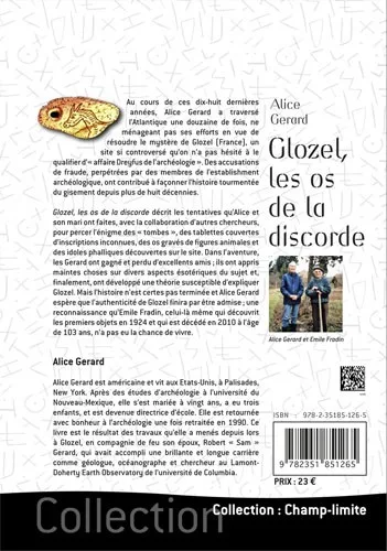Illustration intérieure du livre « Glozel », JMG Éditions
