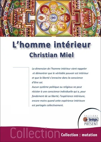 Couverture du livre « L’homme intérieur », JMG Éditions