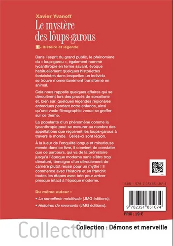 Illustration intérieure du livre « Loups garous et vampires », JMG Éditions