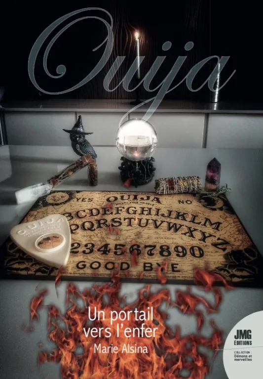 Couverture du livre « Ouija un portail vers l’enfer », JMG Éditions
