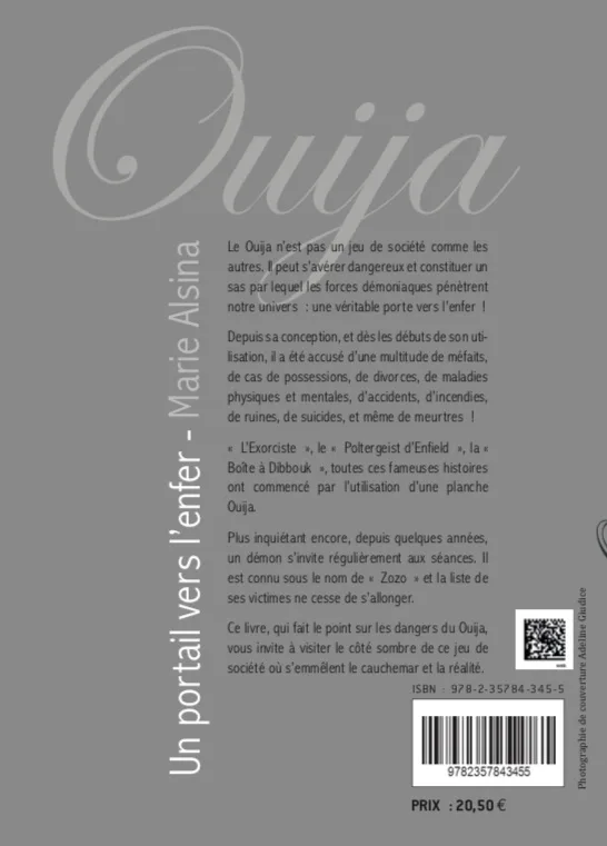 Illustration intérieure du livre « Ouija un portail vers l’enfer », JMG Éditions