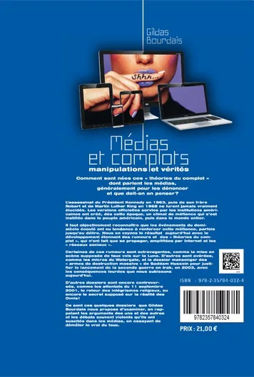 Illustration intérieure du livre « Médias et complots », JMG Éditions