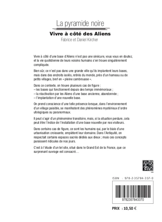 Illustration intérieure du livre « La pyramide noire : Vivre à côté des Aliens », JMG Éditions