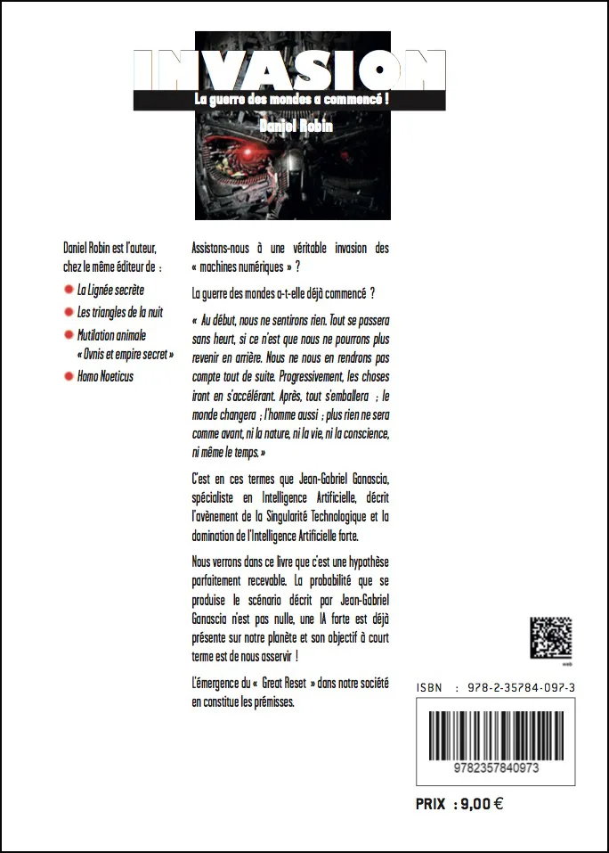 Illustration intérieure du livre « INVASION », JMG Éditions