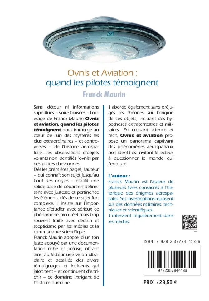 Illustration intérieure du livre « Ovnis et aviation : quand les pilotes témoignent », JMG Éditions