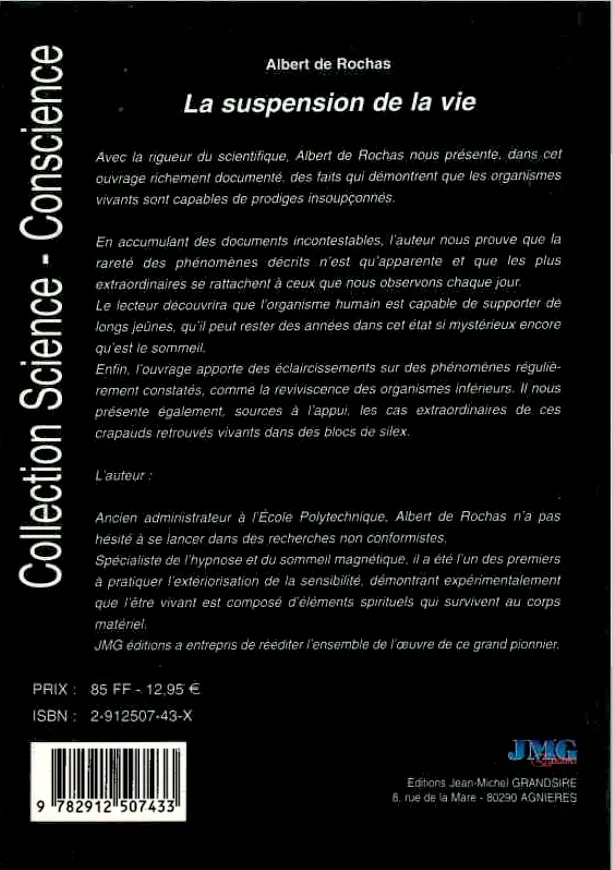 Illustration intérieure du livre « La suspension de la vie », JMG Éditions